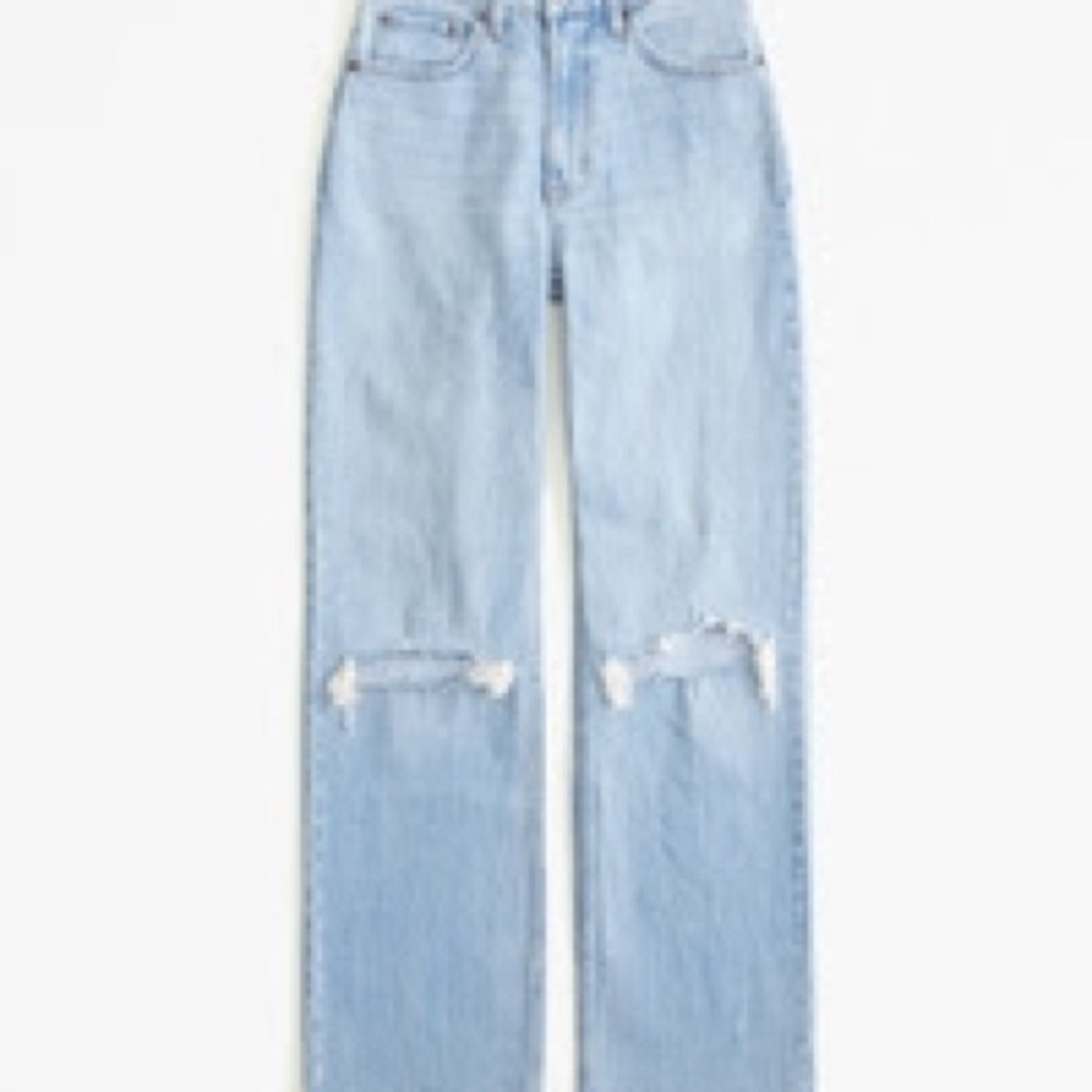Abercrombie & Fitch Curve Love High Rise 90’s Relaxed Jean